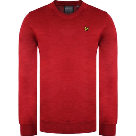 Lyle & Scott Golf Heren Rode Trui