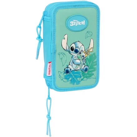 Disney Lilo & Stitch Gevuld Etui, Scrump - 28 st. - 19,5 x 12,5 x 4 cm - Polyester