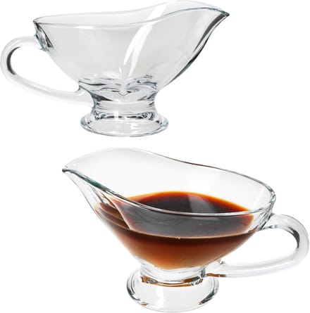 Set van 2 juskom voor fijnproevers in glas 310ml - 5145020