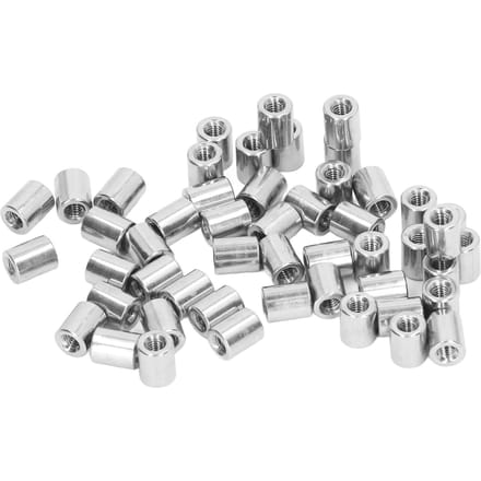 50 stuks M4 Binnendraad Koppeling Moer Robuuste Roestvrij Staal Onderhoud Cilindrische Koppeling Moer Set
