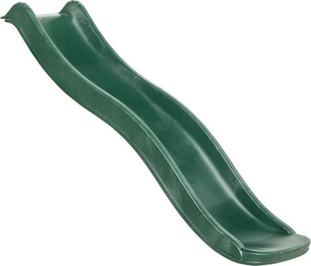 Kunststof glijbaan Tweeb - 175 cm - Platformhoogte 90 cm - Groen