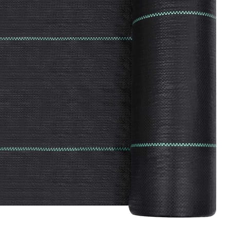 vidaXL - Worteldoek - 1x50 - m - PP - zwart