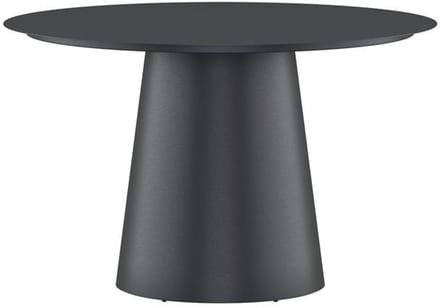 Svea - Elliott ronde tuintafel ø120 - zwart aluminium