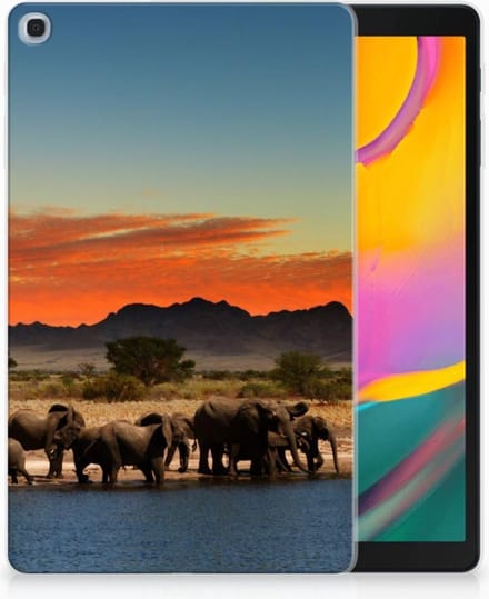 Samsung Galaxy Tab A 10.1 (2019) Back Case Olifanten