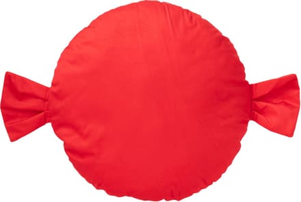 J-Line kussen Snoep - polyresin - rood/wit
