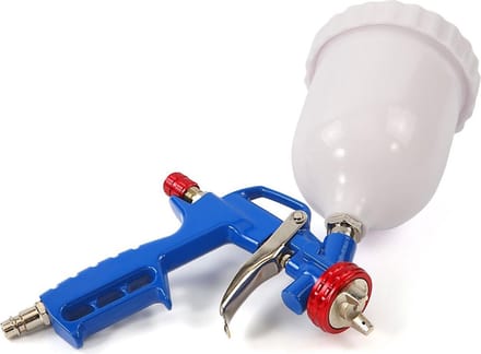 HBM Verfspuit met 600 ml Nylon Beker en Universele Sproeikop