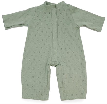 Asi poppenkleding romper mint - poppenoutfit unisex.