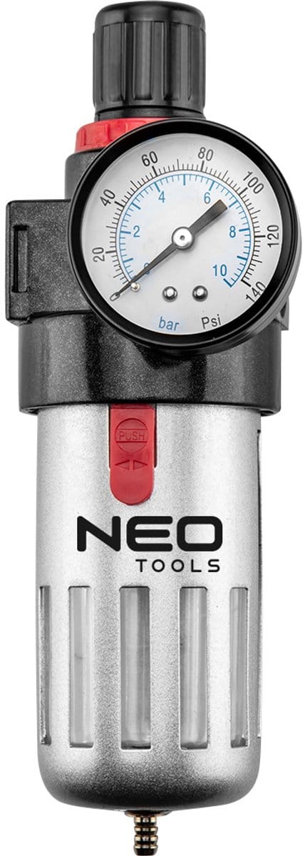 NEO Series - Pneumatische Filter - 1/2" - Metaal - Met Drukregelaar