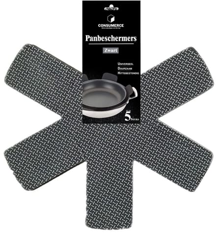 Consumerce® Pannenbeschermers Vilt - Set 5 Stuks - Pannenonderzetter