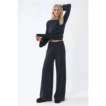 Rechttrekkende Broek met Elastische Taille