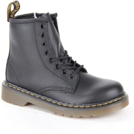 Dr. Martens - Delaney - Schoenen met rits en veter - Meisjes - Black softy - Maat 31