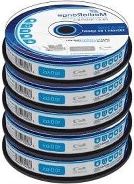MediaRange Bluray 25GB 10pcs BD-R cakebox Injekt Prin. 6x