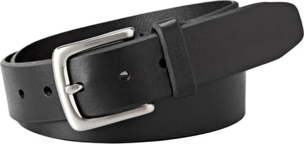 FOSSIL Leren Riem Joe Belt W105 Black Zwart