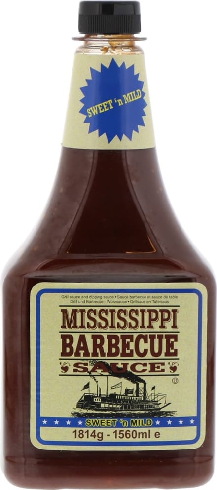 Mississippi - Barbecue saus sweet 'n mild - 1560ml