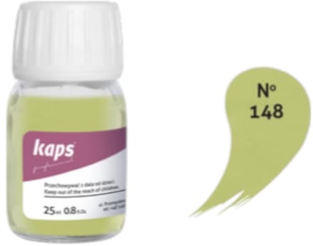 Kaps super color leer & kunstleer verf inc.cleaner - (148) Appelgroen - 25ml