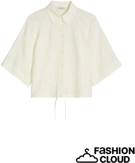 marc o'polo - Dames blouse - Maat 42 - Vrouwen - wit - Viscose