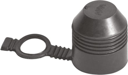 Carpoint Trekhaakdop Met Rubber Ring Zwart
