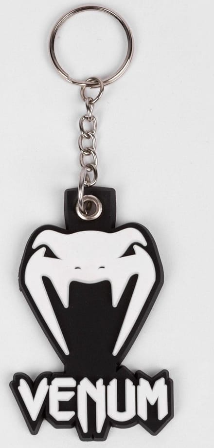 Venum Classic - Sleutelhanger - Wit Logo - Elastische Gummi