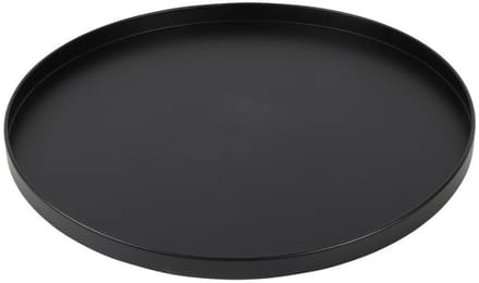 Dienblad Barina | Zwart | XLarge | Metaal | Rond | Ø59 x H3cm