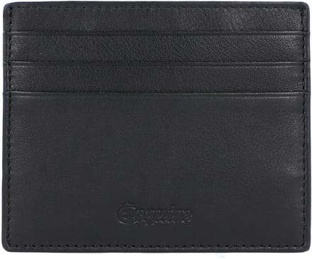 Esquire Oslo creditcard etui RFID leer 10 cm - 6 Sleuven - schwarz