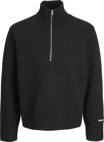 JACK&JONES PLUS - JORNORREBRO KNIT HALF ZIP PLS - Heren - Gebreide truien