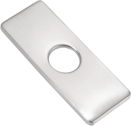 Rectangle Sink Hole Cover - Kitchen Sink Faucet Plate - Stainless Steel Cover Plate - Pull Down Tap Accessory - 6.3×2.56mm Golden