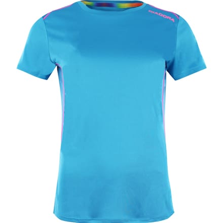 Diadora Run Dames Blauw T-Shirt
