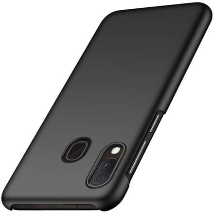 Hoesje - Anccer - Galaxy A20E - Ultra Dun - Schokbescherming - Zwart