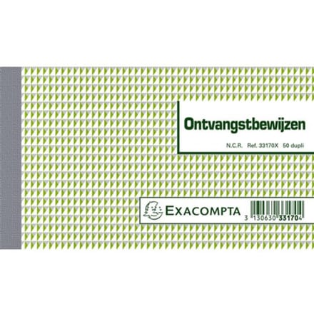 Ontvangstbewijzen Exacompta Manifold dupli 50vel Nl