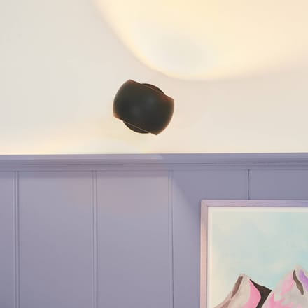 Nordlux Wandlamp Belir up/down met stekker, zwart