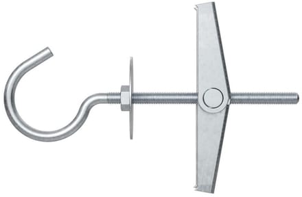Veerbevestiging - Toggle Fixing - Gipsplaat Bevestigen - Hoog Draagvermogen - 6 x 1 x 1 cm - Zink