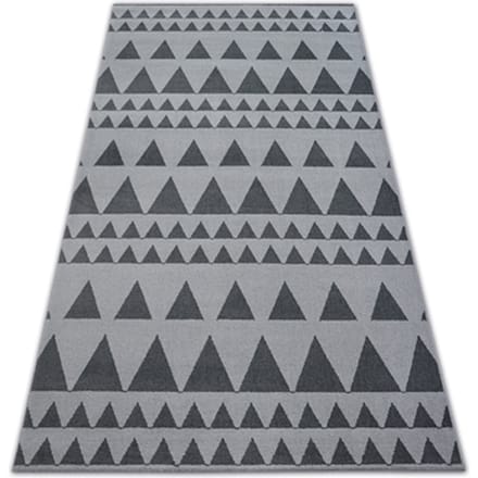 Kleden Rugsx Tapijt SENSE Micro 81243 Drieho zilver/anthracytkl 160x230 cm