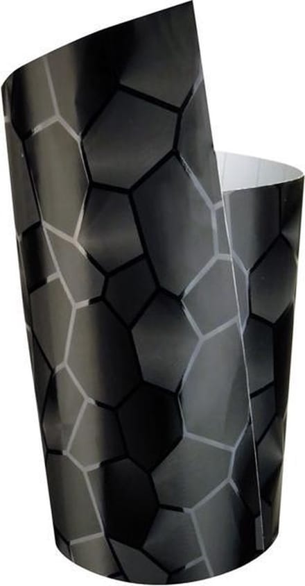 Foliatec Cockpit Designfolie Hexagon zwart-gestructureerd 50x50cm