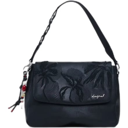 Desigual schoudertas rugzak Mirenis Posadas Shoulder Bag Black zwart