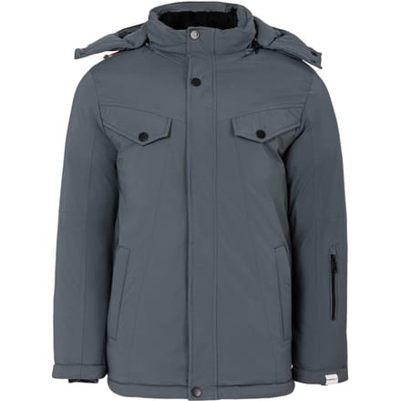 Lee Cooper Heren Pufferjas met capuchon (Grijs)