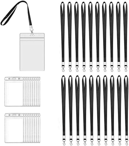 Solidchoice - 20 Stuks ID Kaarthouders met Lanyards