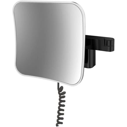 Emco Evo LED shaving and vanity mirror wall model with 5x magnification, square 109513351