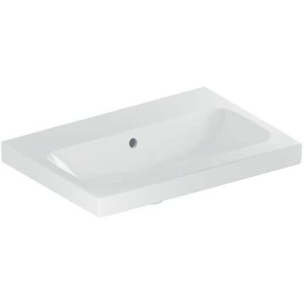 Geberit iCon Light washbasin 60 cm shortened projection, without tap hole, with overflow 501.841.00.3