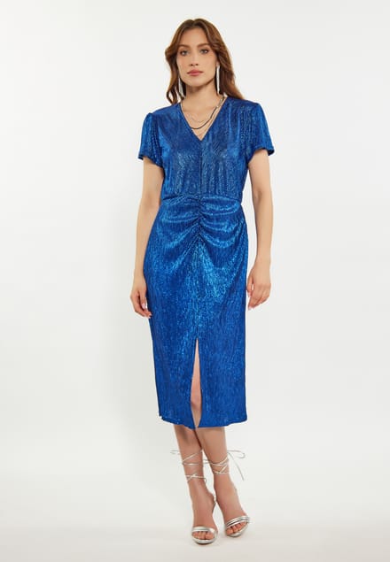 Faina Jurk Dames blauw