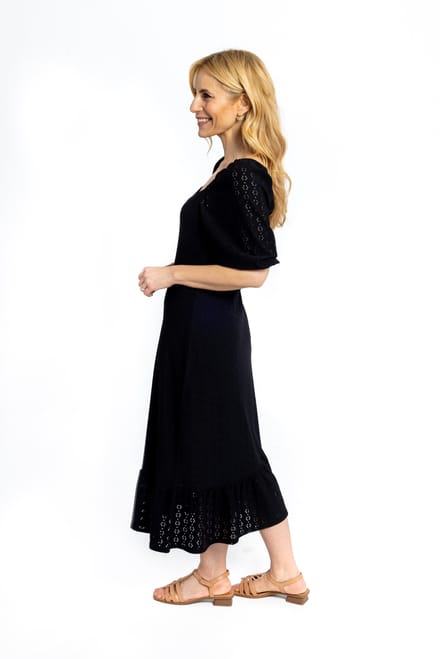 Belle Broderie Jurk met Strikje