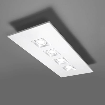Milan Iluminación Milan Polifemo plafondlamp 4-lamps wit