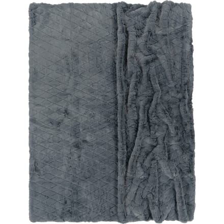 Zachte deken Arnia antraciet 150x200 cm