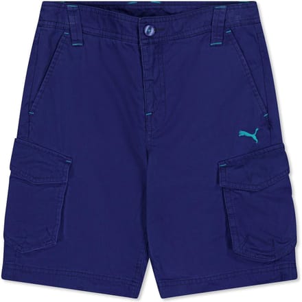 Puma Cargo-shorts voor kinderen om op het strand te dragen (Blauw)