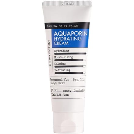 [DERMA FACTORY] Aquaporin Hydraterende Crème 70ml white