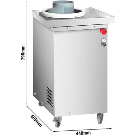 GGM Gastro Teigabrunder - Gewichtsbereich: 50-300g Zilver