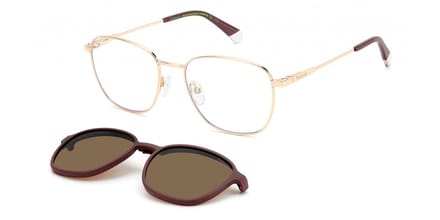 Polaroid PLD 6205/CS Gold burgundy 55/18/140 UNISEX Zonnebrillen