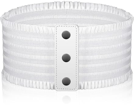 Dailygoods- Tailleband Brede Elastische Riem - Dames - Drukknop - Korset - PU/Nylon/Polyester - Geschikt voor Taille 68-100 cm