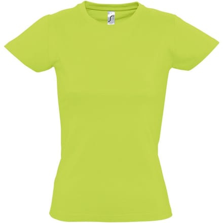 SOLS Dames/dames Imperial Heavy Short Sleeve T-Shirt (Appelgroen)