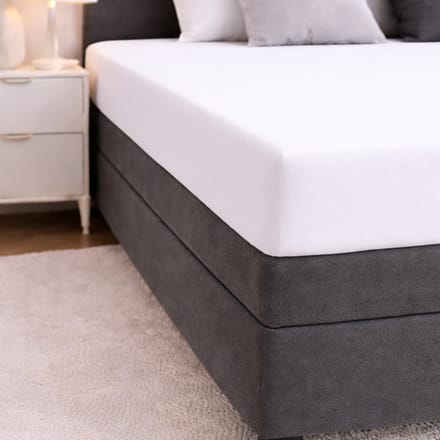 24-Bedding - Jersey Hoeslaken -  100% katoen - 1 persoons - 100x200 cm - Wit - 30 cm