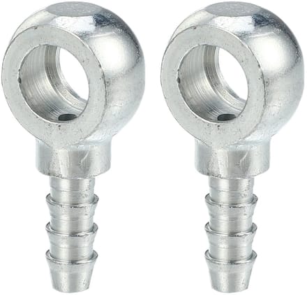 Dailygoods - Banjo Fitting Brandstofleiding Adapter Connector 8mm ID 6mm OD - 2 Stuks
